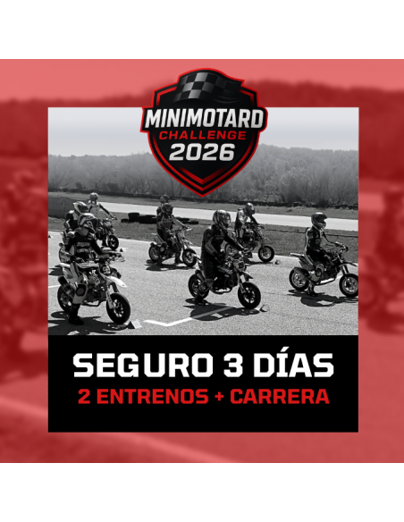 Seguro 3 días (2 entrenos + Carrera )