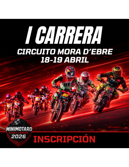 Inscripción I Carrera Mora d'Ebre